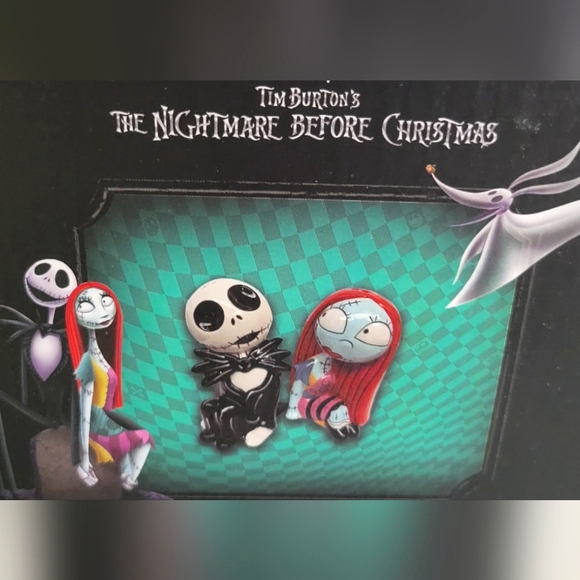 New Disney Nightmare Before Christmas Salt Pepper Shakers Jack Skellington Sally - Picture 3 of 5